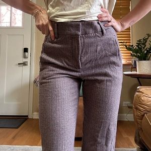 ARITZIA - plaid trousers